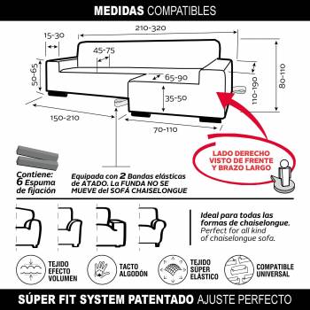 Funda chaiselongue Rúcula